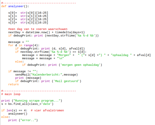Webscraping met Python